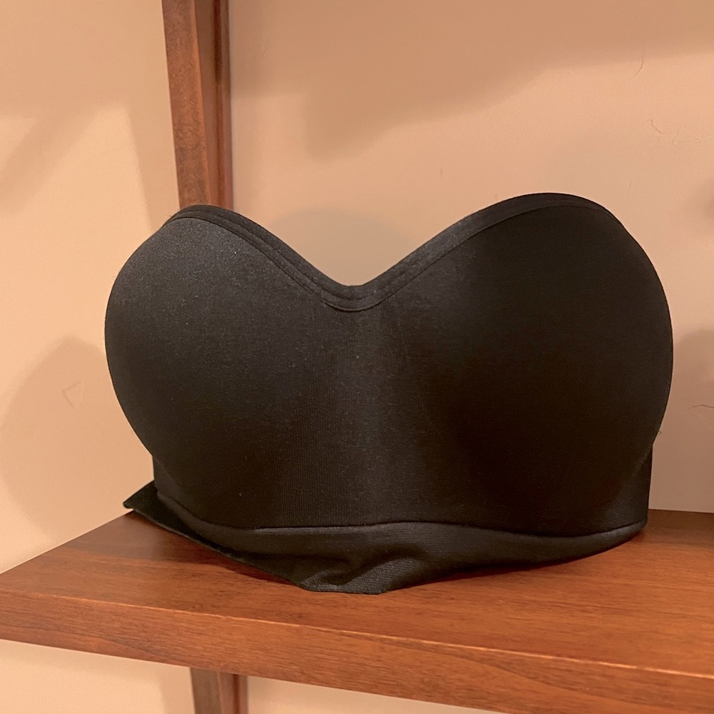 Never Worn Auden strapless bra size medium color black from target